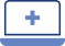 A blue icon of a weight with the word " tax " on it.