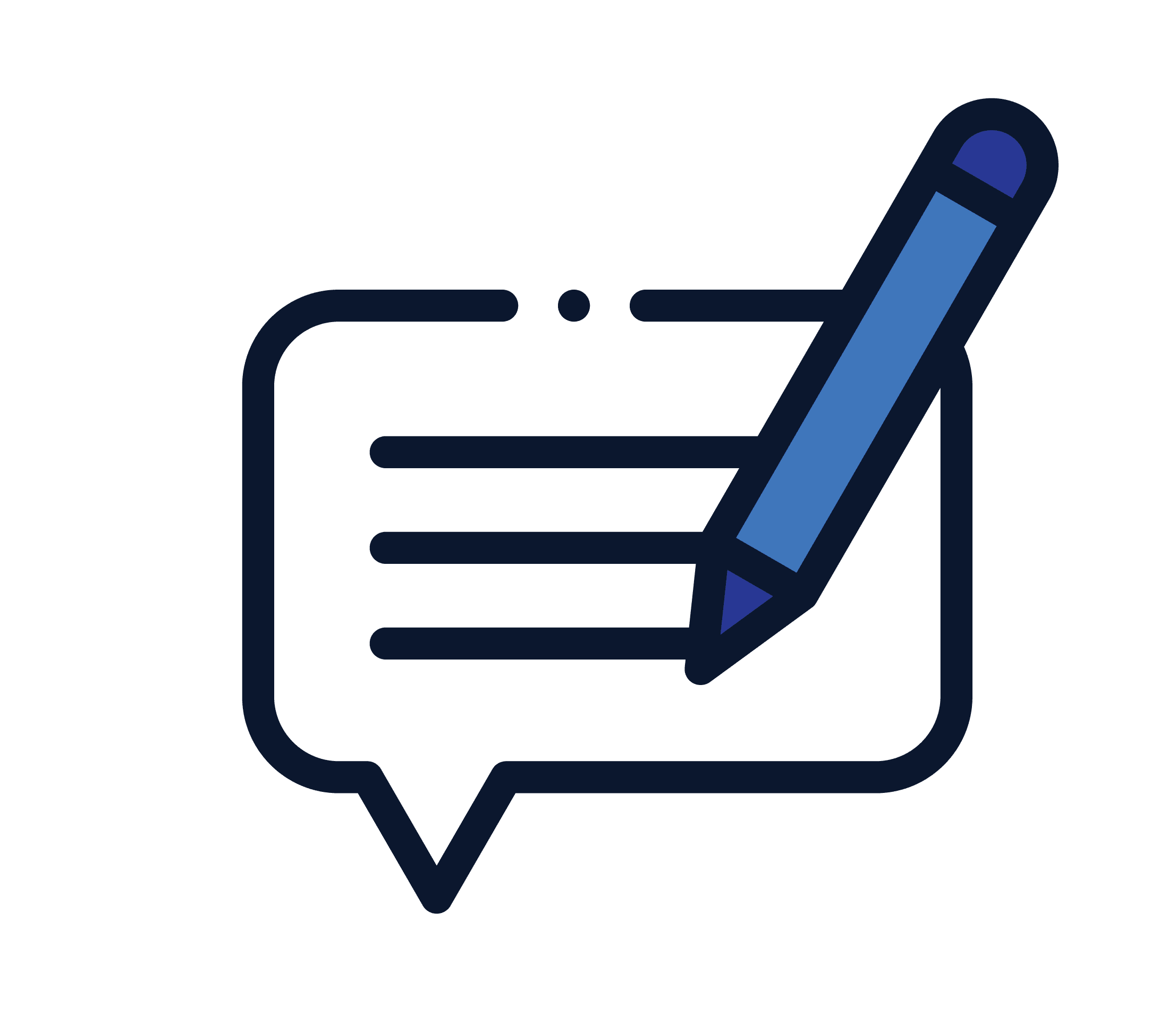A blue icon of a weight with the word " tax " on it.